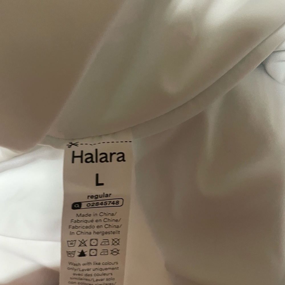 HALARA White High-Low Skirt - Picture 3 of 3